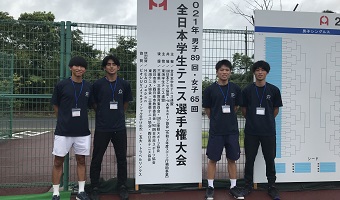 【男子硬式庭球部】2021年度全日本学生テニス選手権大会〈結果〉