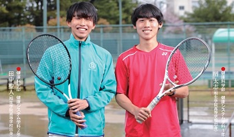 硬式庭球部(男子)を取材しました