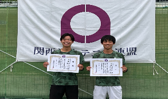 【男子硬式庭球部】「2023年度関西学生春季テニストーナメント（本戦）」が開催されました（結果）