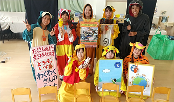 【わくわくさんのポケット・サプライズ企画部】神戸市のこども園で人形劇公演と防災・防犯啓発活動を行いました
