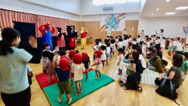 【わくわくさんのポケット他】わくわくさんのポケット・サプライズ企画部が加古川市のこども園で楽しい人形劇＆防災・防犯活動！