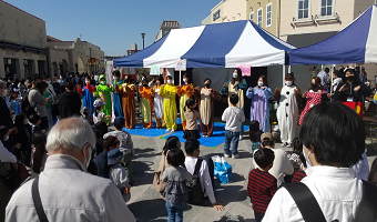 【わくわくさんのポケット・サプライズ企画部】マリンピア博で人形劇公演と防災・防犯啓発活動を行いました