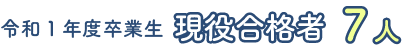 令和元年度卒業生
