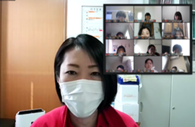 看護学科3年生今年度最後の老年看護学実習Ⅱ(介護老人福祉施設)Zoomで 施設とつなぎオンライン実習終了!